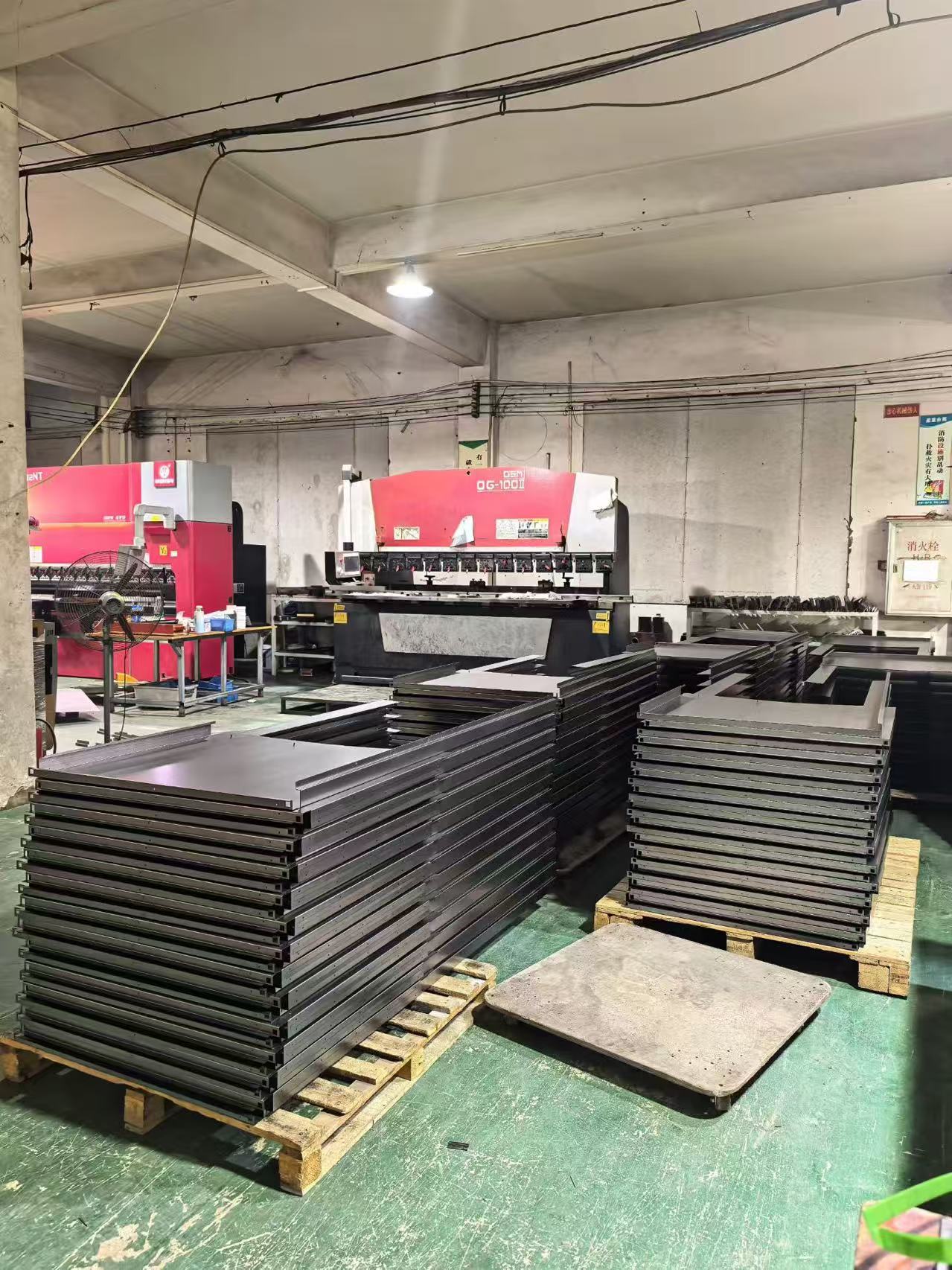 Arcade cabinet metal frame production